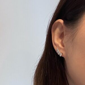 NWT Diamonique Diamond Ear Climber